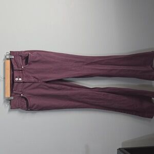 Arizona Jean Co Jeans Embroidered Logo Women's Size 3 Extreme Low Rise Y2k Flare